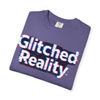 Glitched Reality T‑Shirt — Retro Glitch Graphic Tee with "Glitched Reality" Text
