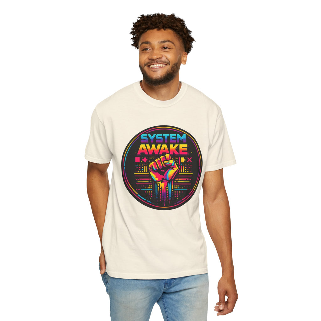 System Awake Retro Fist T-Shirt
