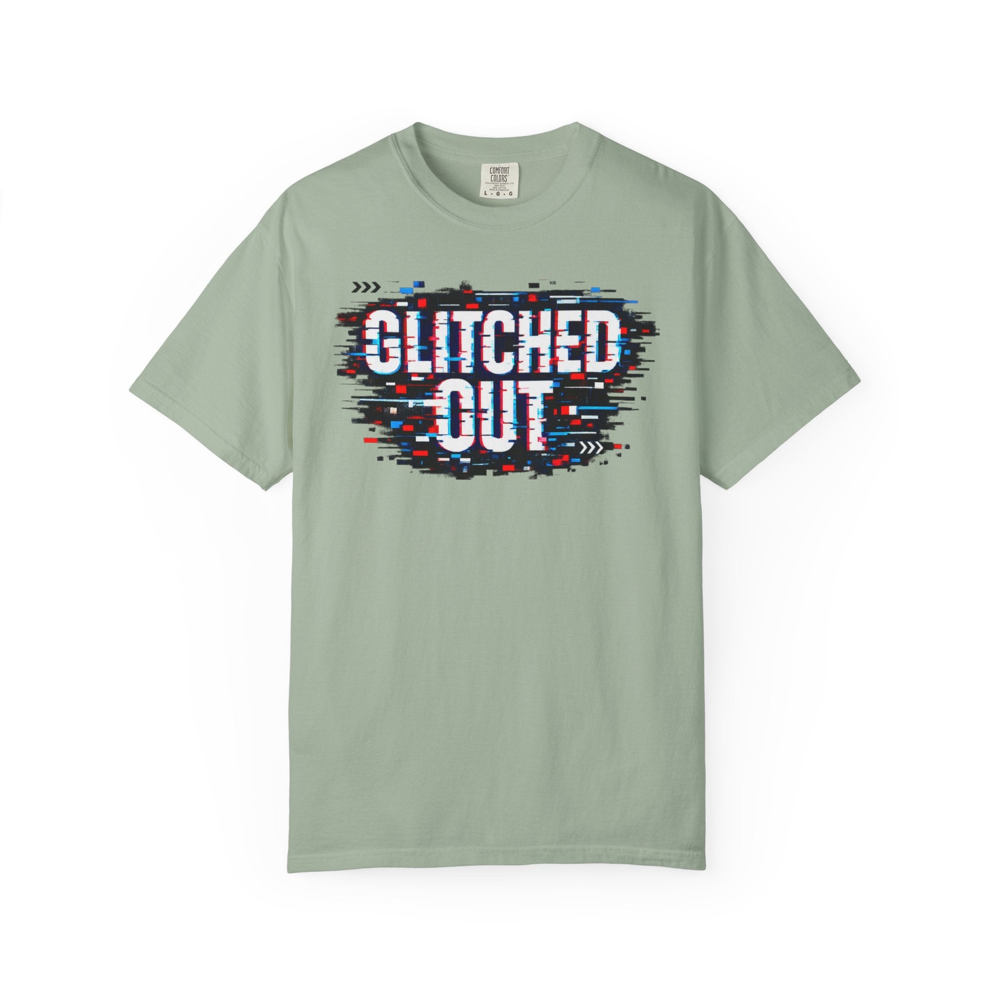 Glitched Out T-Shirt — Retro Glitch Graphic Tee
