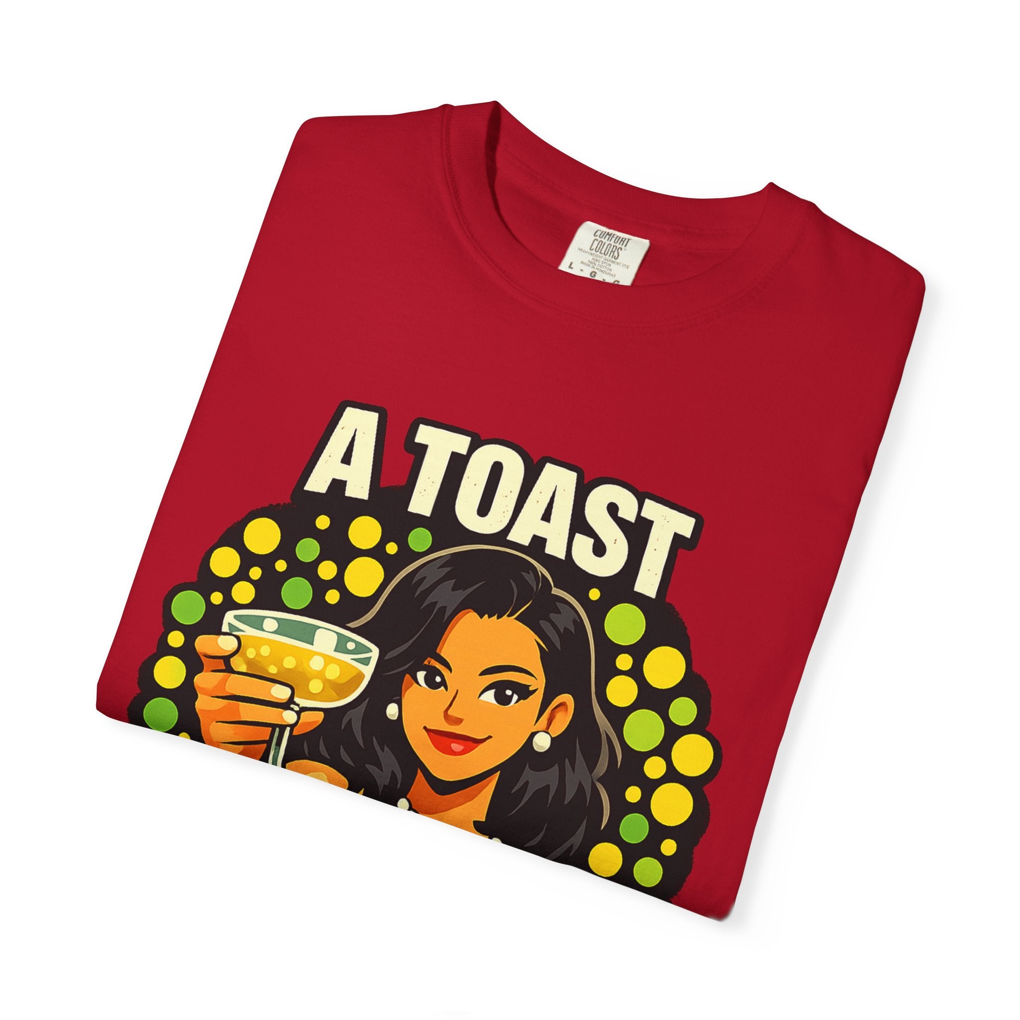 Vintage 'A Toast to All the Free Thinkers' Graphic T-Shirt