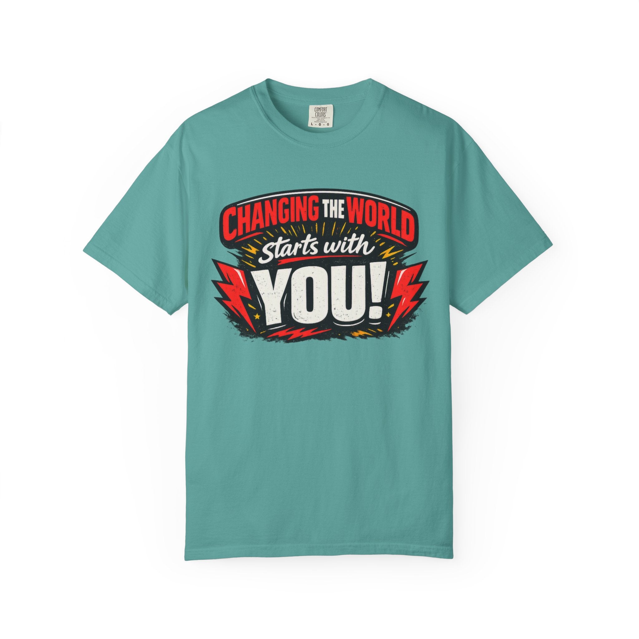 "Changing the World Starts with You" Motivational T-shirt