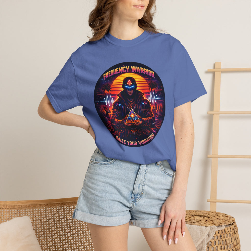 Frequency Warrior — Raise Your Vibration Graphic T-Shirt