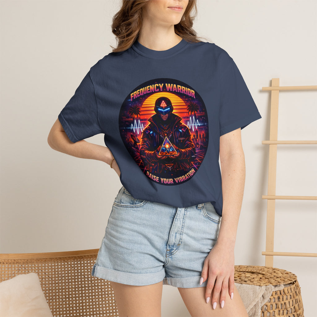 Frequency Warrior — Raise Your Vibration Graphic T-Shirt