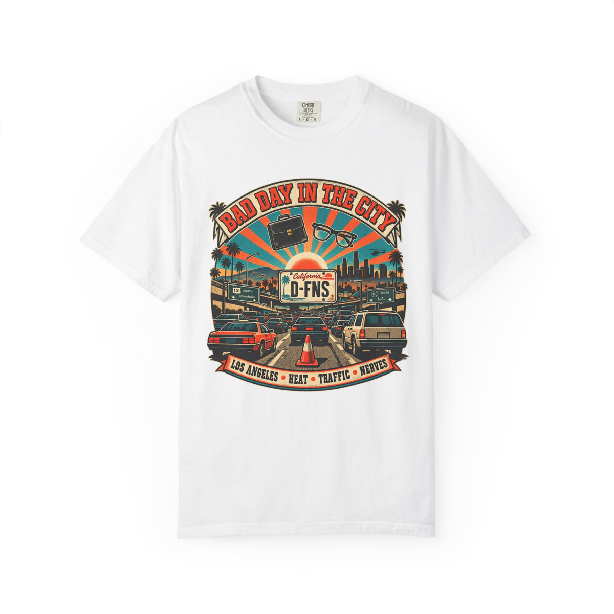 Bad Day in the City Los Angeles Graphic T-Shirt