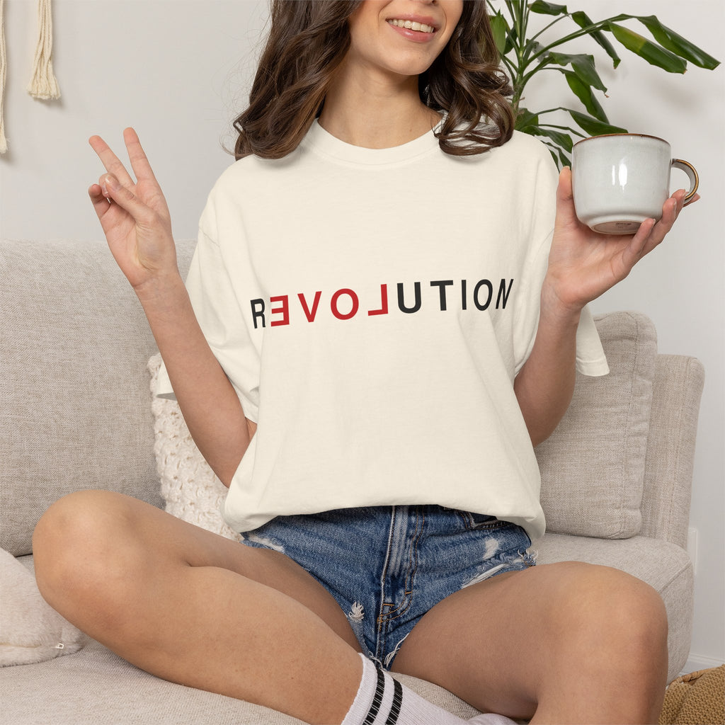 Revolution Graphic T-Shirt — Minimalist Political Tee