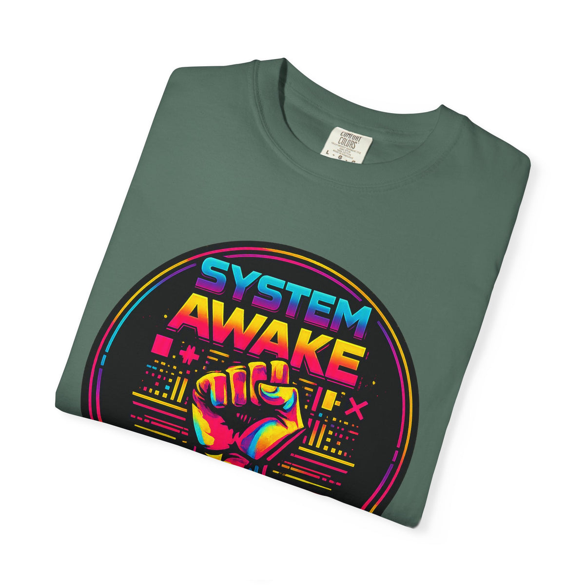 System Awake Retro Fist T-Shirt