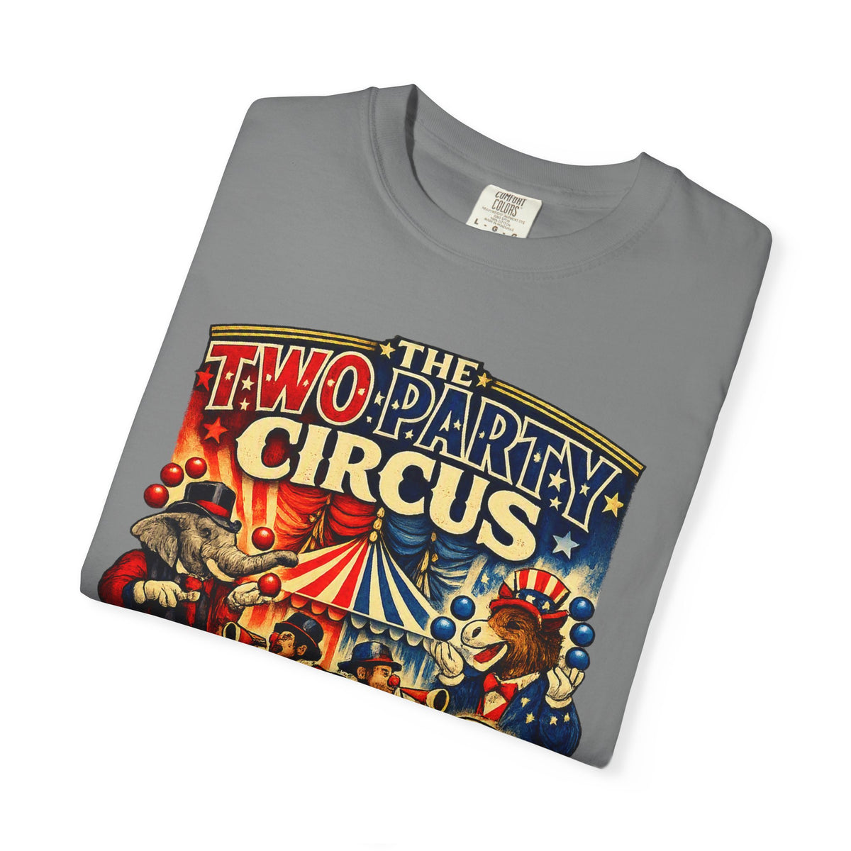 Two-Party Circus Graphic T-Shirt
