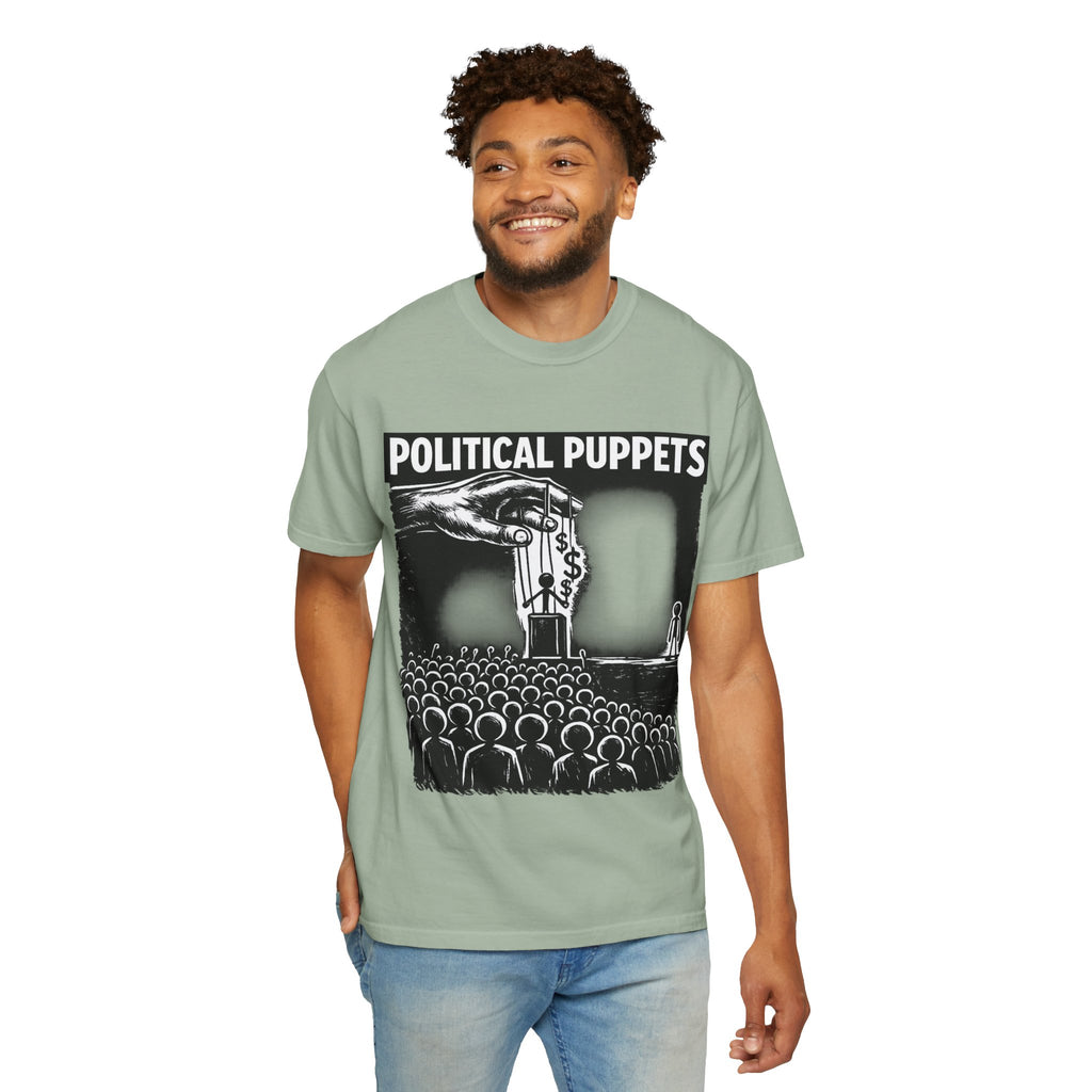 Political Puppets T-Shirt — Anti-Establishment Graphic Tee