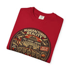 Manufactured Reality Graphic "Building Your Illusion" Vintage Protest — T-Shirt