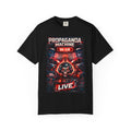 Propaganda Machine Live T-Shirt — Retro Radio Skull Graphic Tee