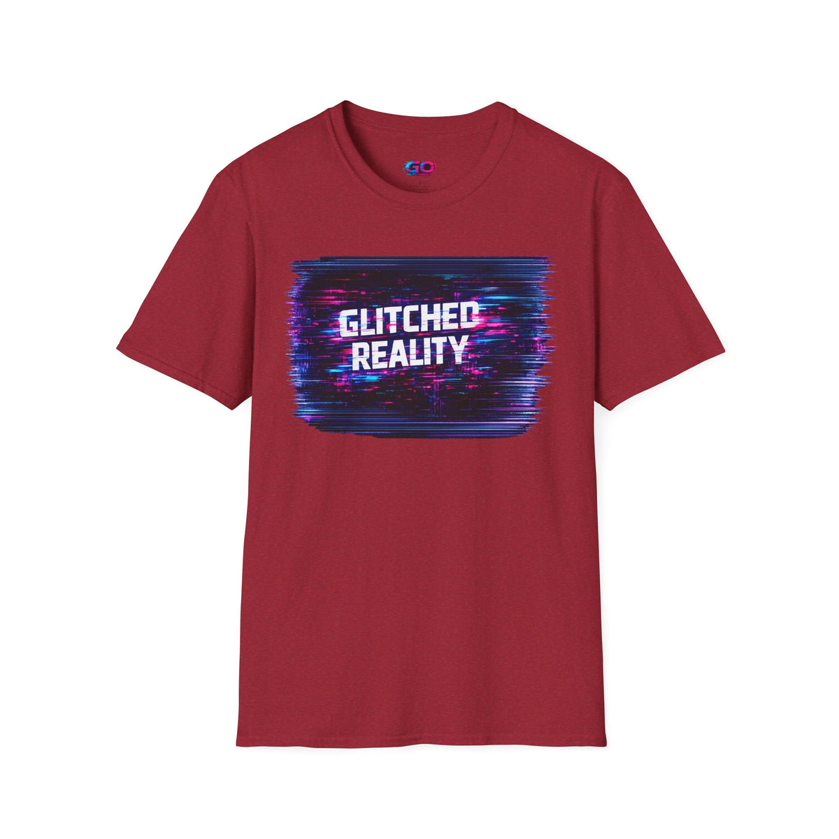 Glitched Reality V2 T‑Shirt — Retro Cyberpunk Digital Distortion Tee