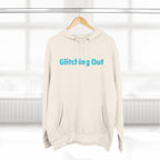 Hoodie — 'Glitching Out' Retro Cyber Geometric Graphic Hoodie