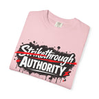 T-Shirt — “Strikethrough Authority” Graphic Tee | Bold Streetwear Protest Design