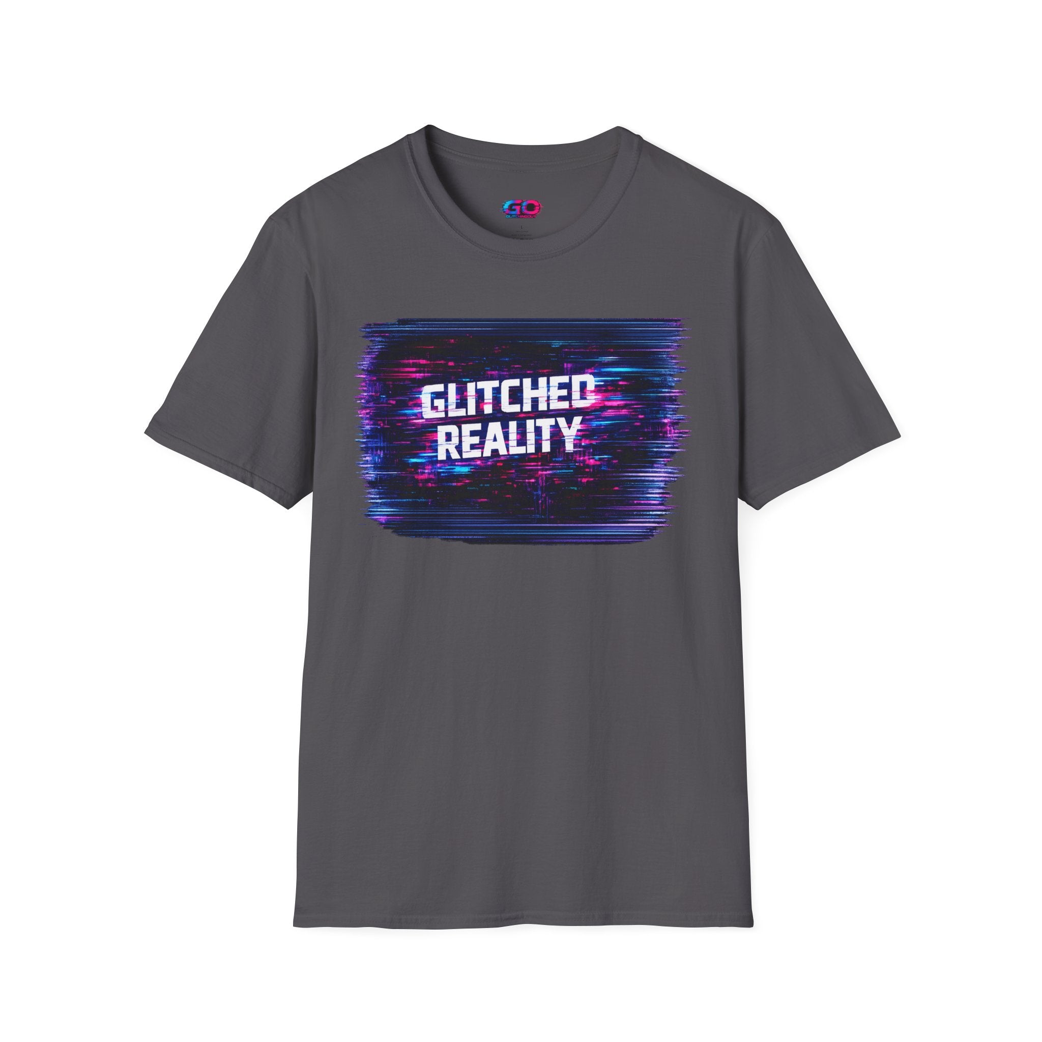 Glitched Reality V2 T‑Shirt — Retro Cyberpunk Digital Distortion Tee