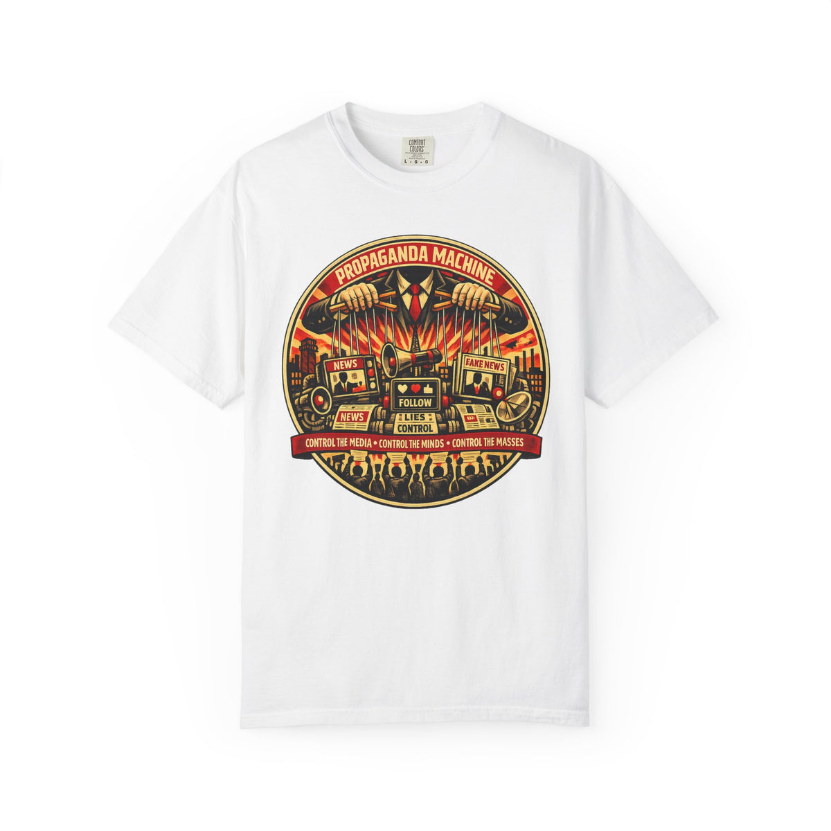 Propaganda Machine — Retro Graphic Tee