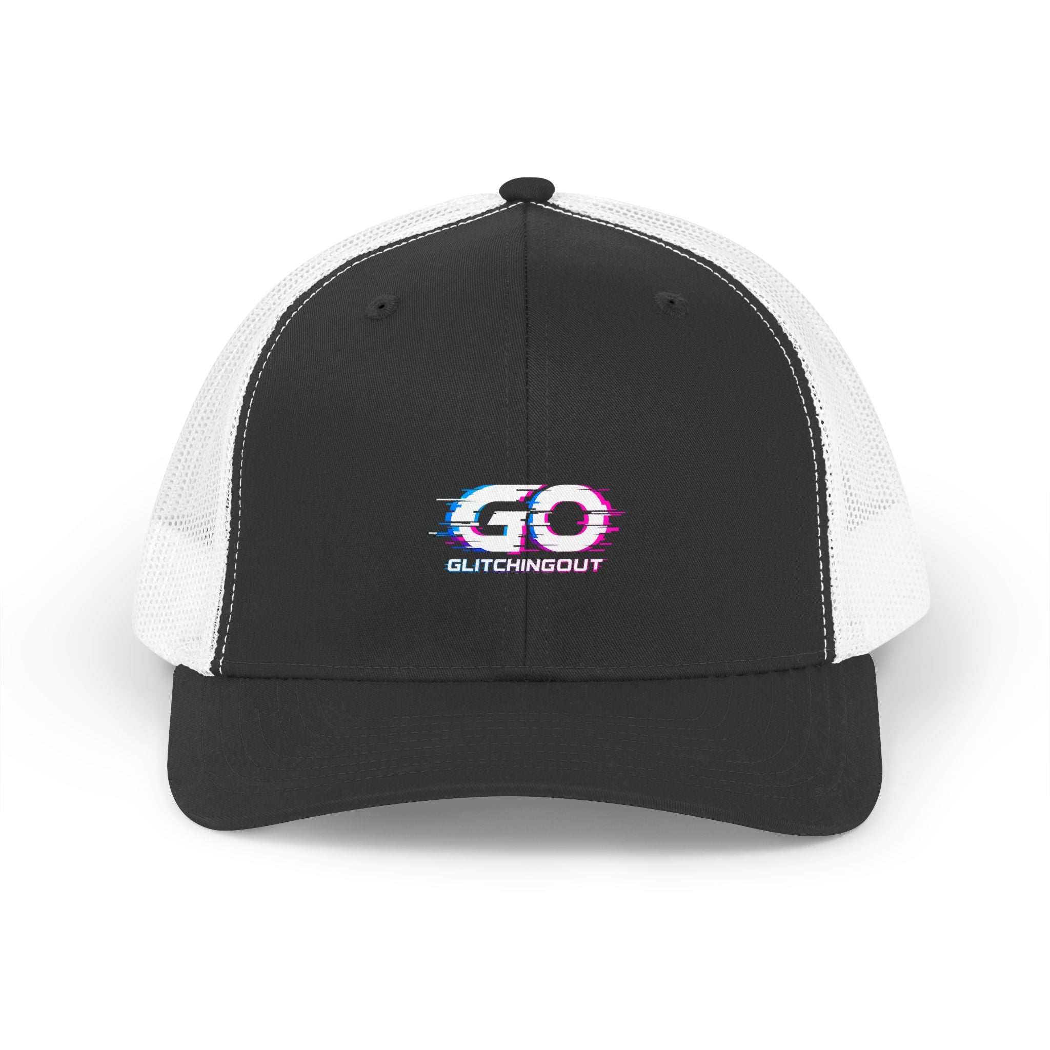 Glitching Out 'GO' Retro Trucker Hat