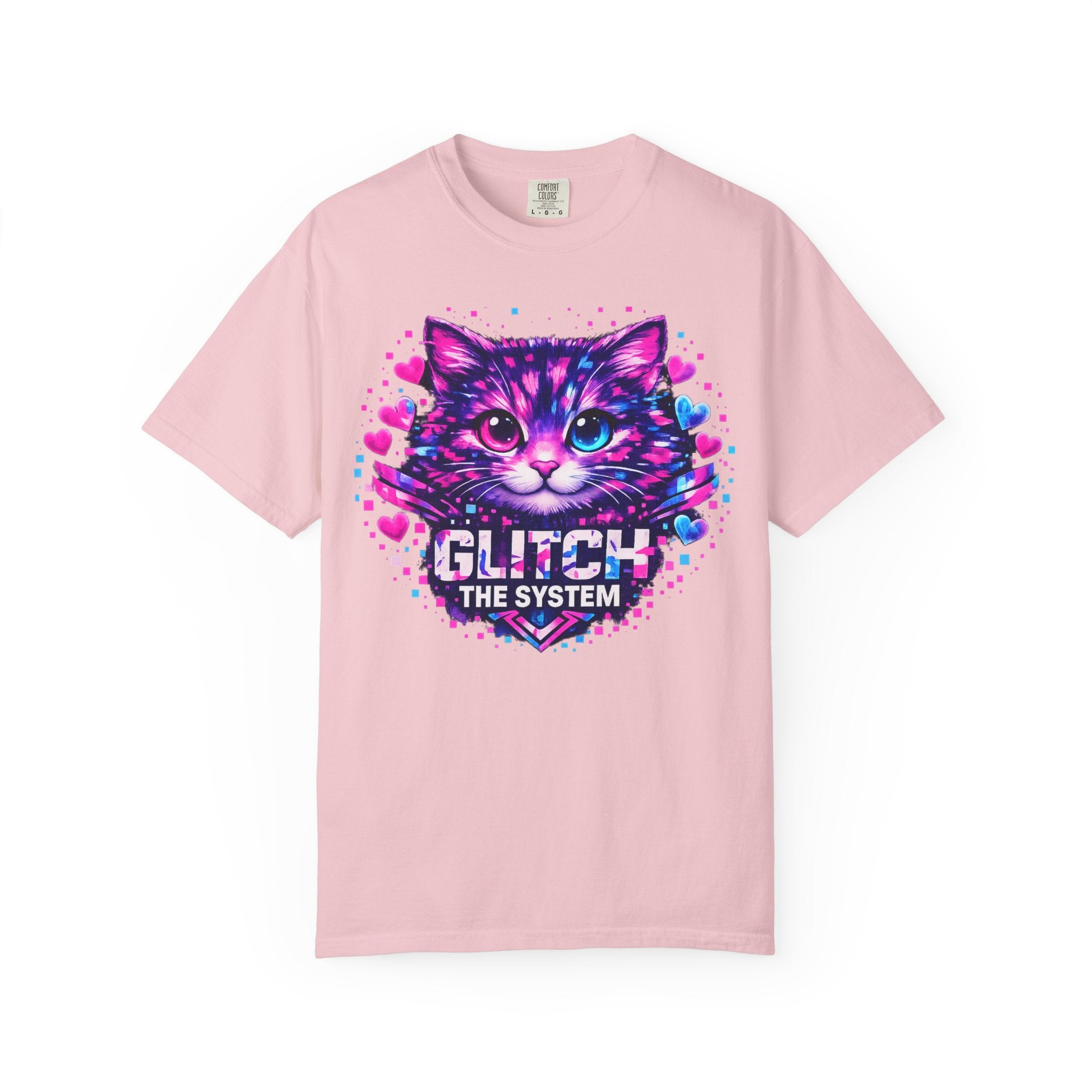 Glitch the System Cat T-Shirt