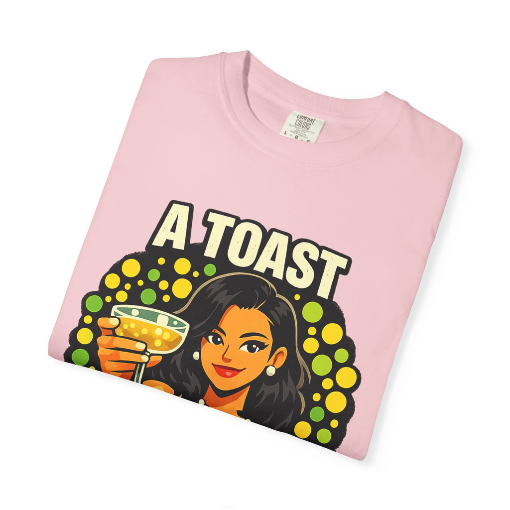 Vintage 'A Toast to All the Free Thinkers' Graphic T-Shirt