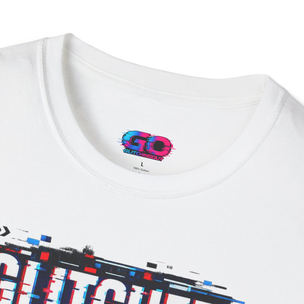 Glitched Out T-Shirt — Retro Glitch Graphic Tee
