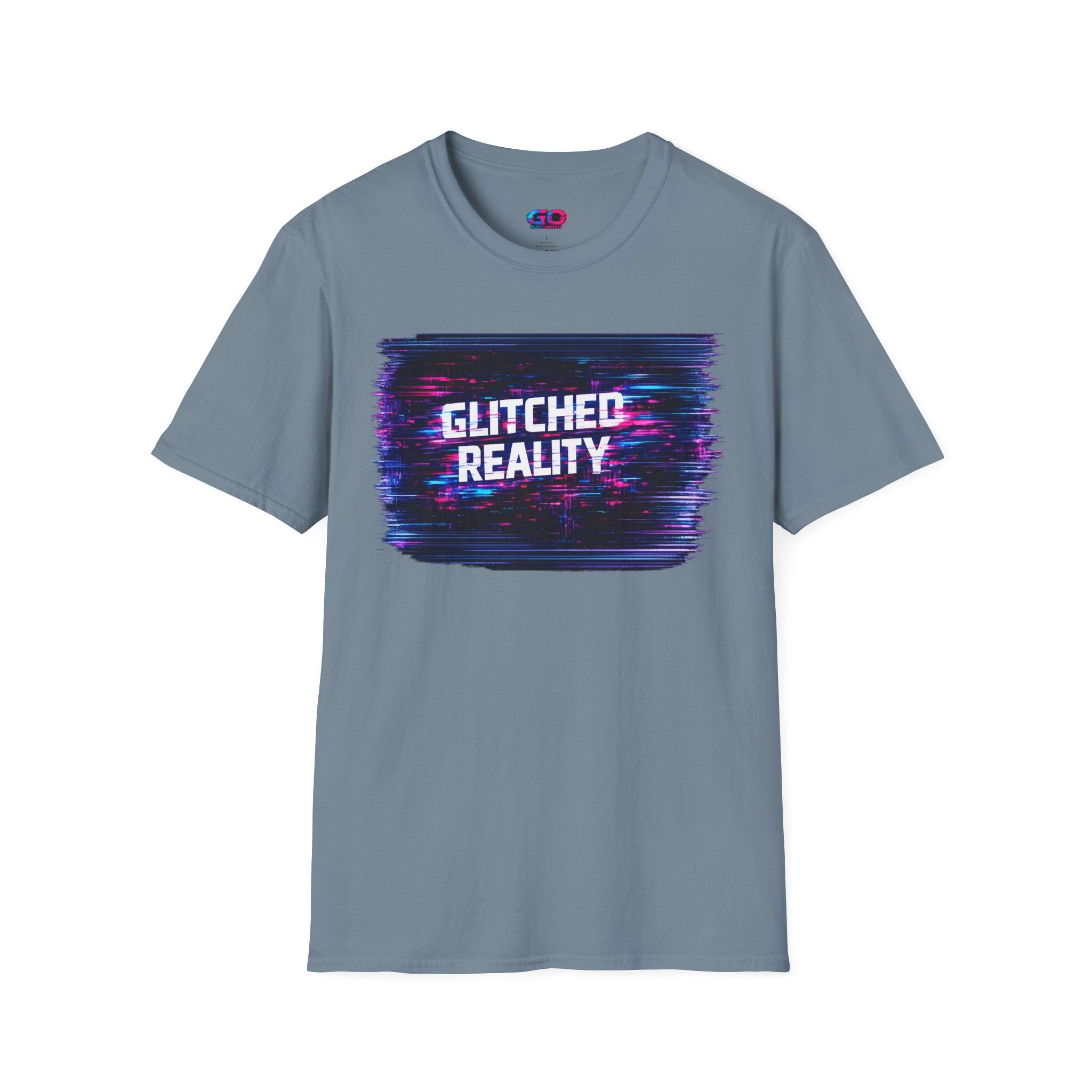 Glitched Reality V2 T‑Shirt — Retro Cyberpunk Digital Distortion Tee
