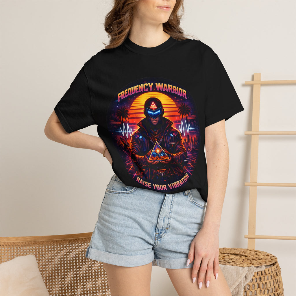 Frequency Warrior — Raise Your Vibration Graphic T-Shirt