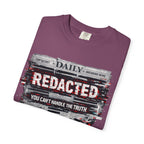 Redacted News Graphic T-Shirt — "REDACTED: You Can't Handle the Truth"