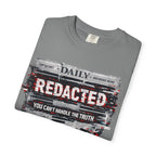 Redacted News Graphic T-Shirt — "REDACTED: You Can't Handle the Truth"