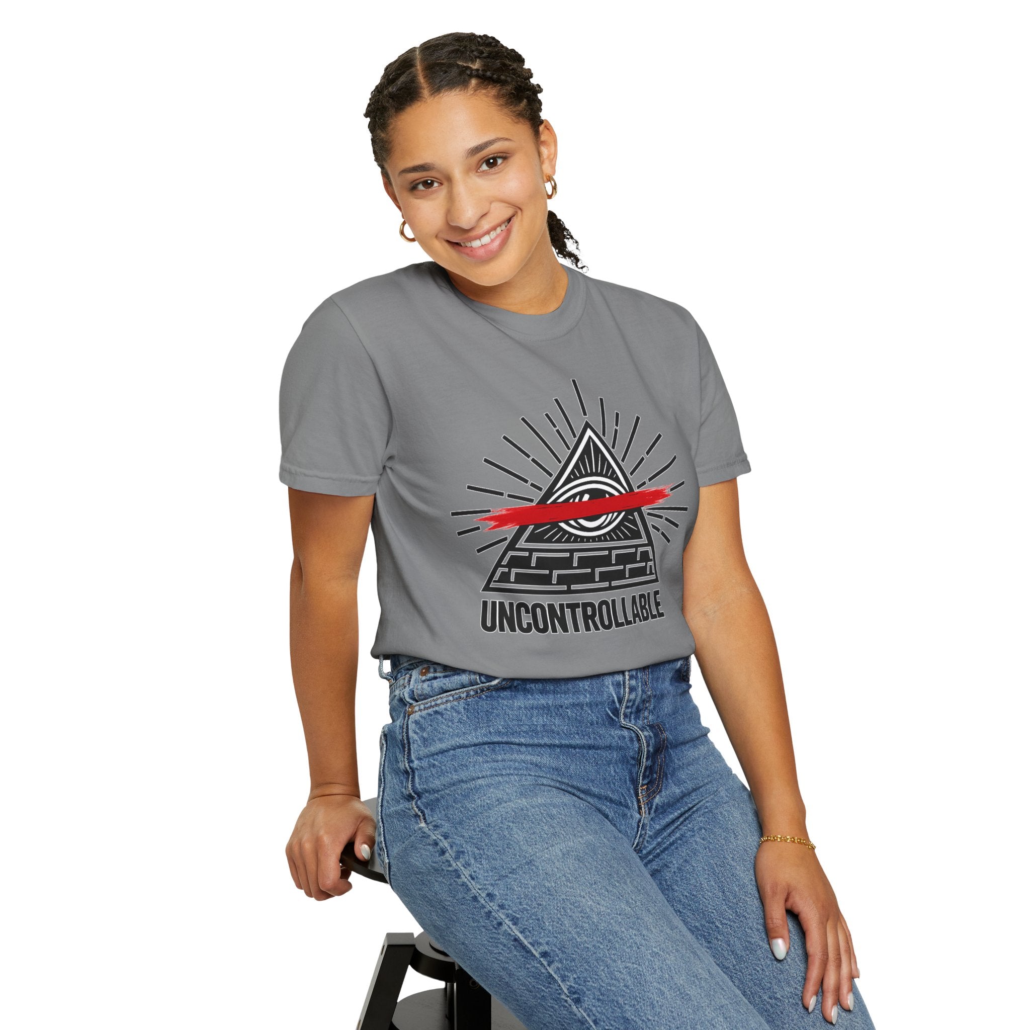 Uncontrollable Pyramid Graphic T-Shirt