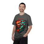 Graphic T-Shirt — "Glitching Out" Mountain Sunset Pixel Art