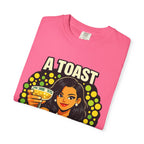Vintage 'A Toast to All the Free Thinkers' Graphic T-Shirt