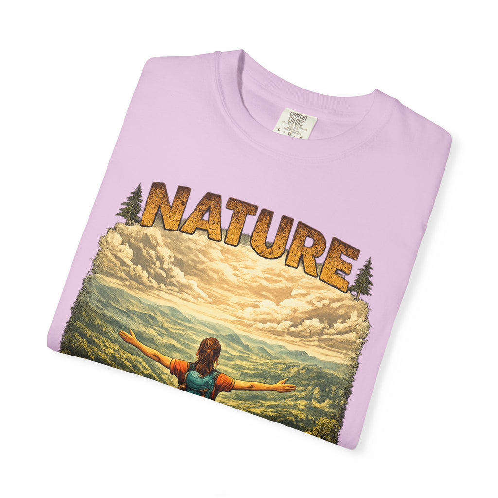 Nature Cheaper Than Therapy T-Shirt — Hiking Outdoors Graphic Tee
