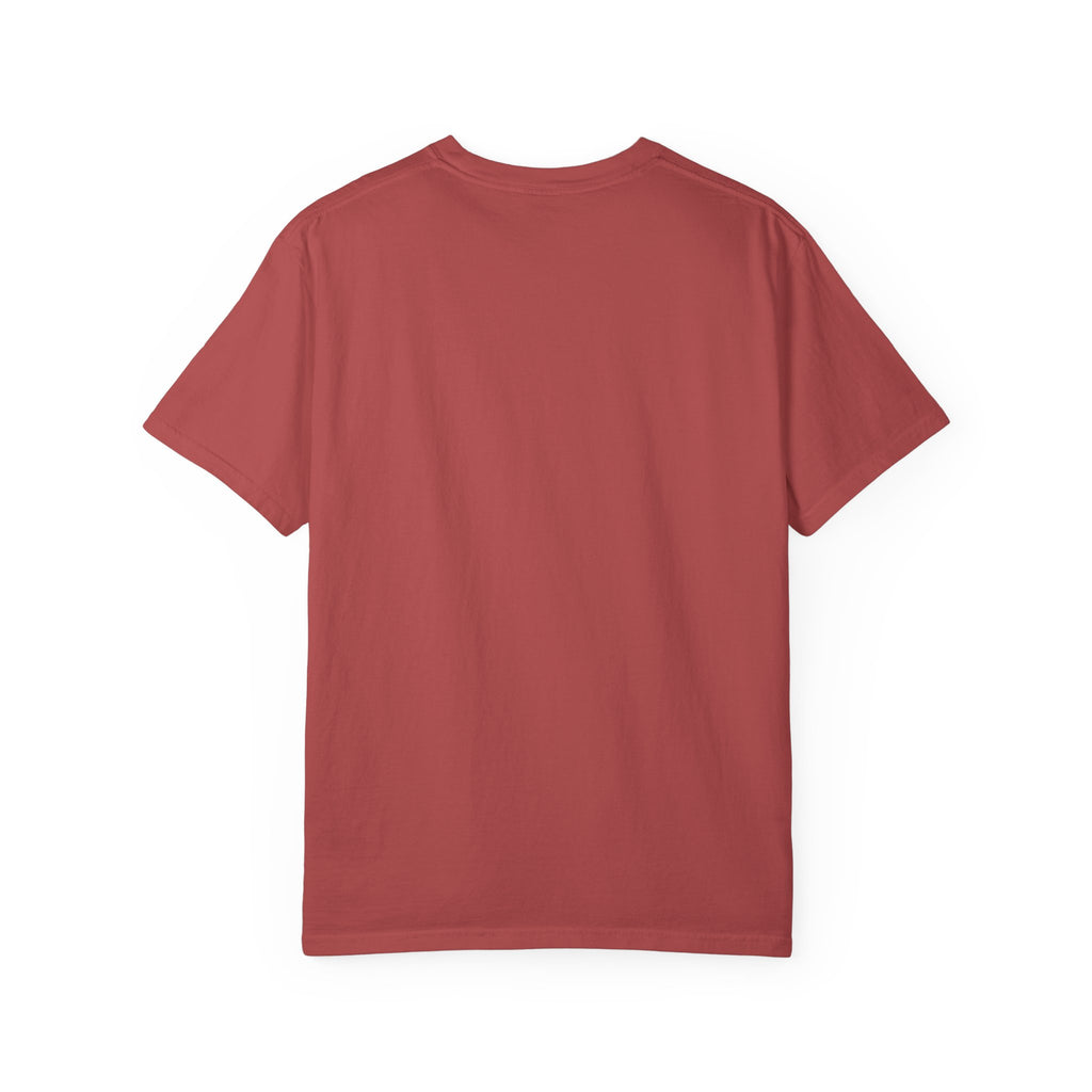 Glitchy Graphic T-Shirt — Retro Glitch Text Tee (Front "GO", Back "Glitchy")