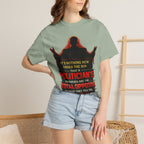 Political Quote T-Shirt — "A Politician's Promises Are the Total Opposite" Graphic Tee