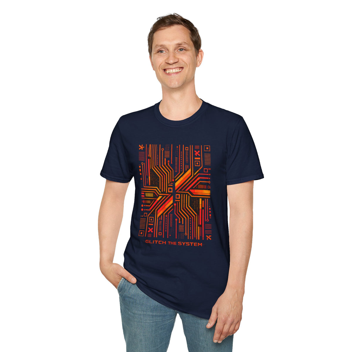 Glitch The System V2 Graphic T-Shirt