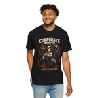 "Corporate Reaper" Skeleton Suit Graphic Tee