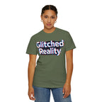 Glitched Reality T‑Shirt — Retro Glitch Graphic Tee with "Glitched Reality" Text