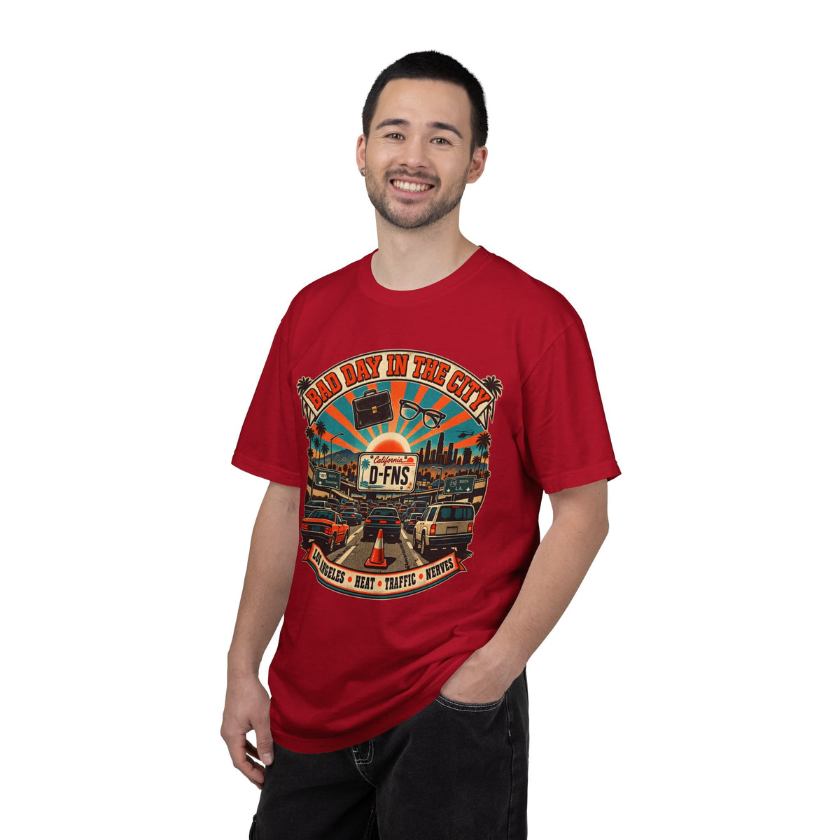 Bad Day in the City Los Angeles Graphic T-Shirt