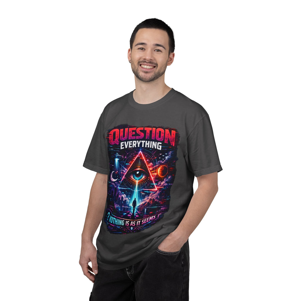 Question Everything T-Shirt — Mystical All-Seeing Eye Graphic Tee