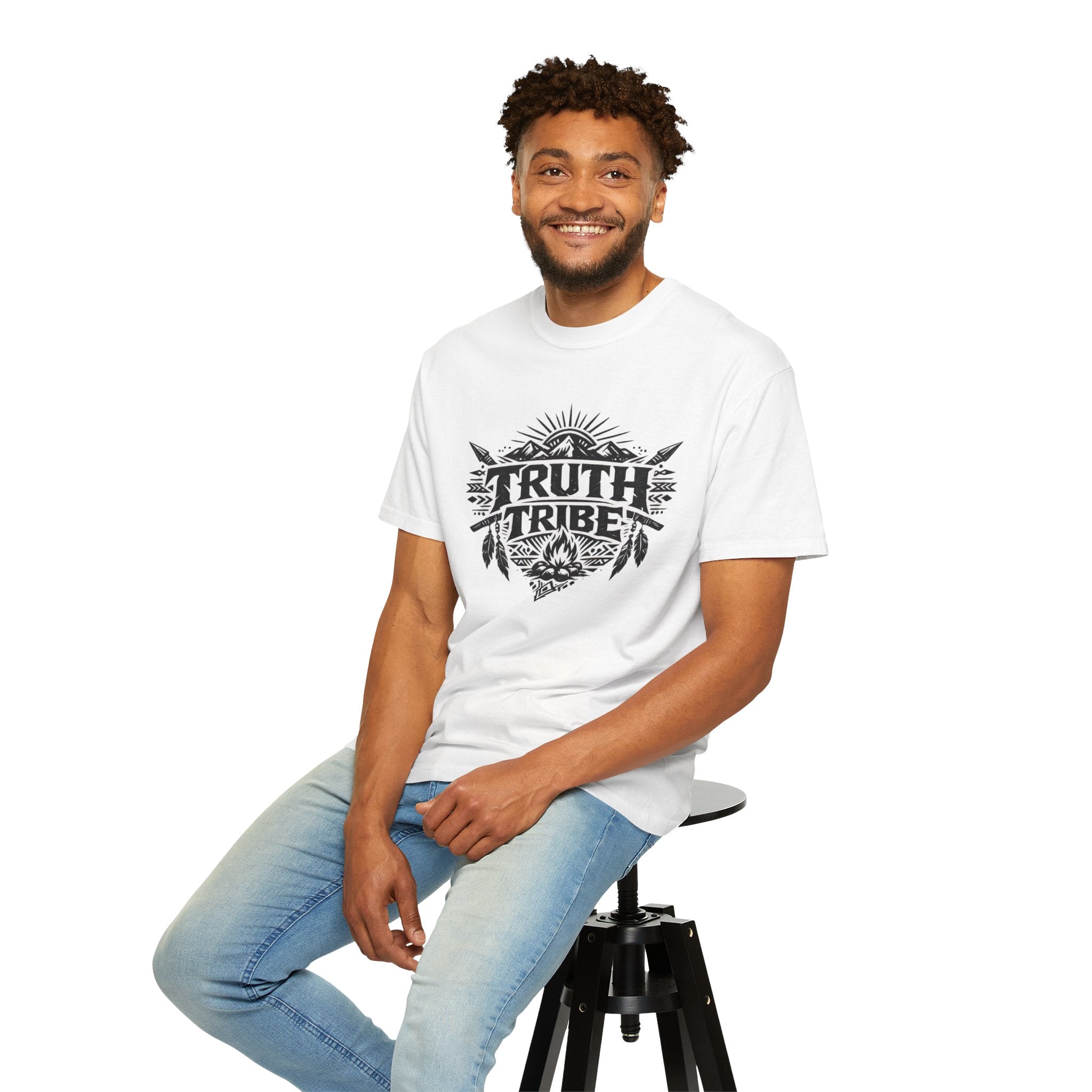 Truth Tribe Vintage Tribal Crest — Graphic T-Shirt