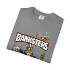 Banksters Graphic T-Shirt — Uncle Sam Money Puppet Protest Tee