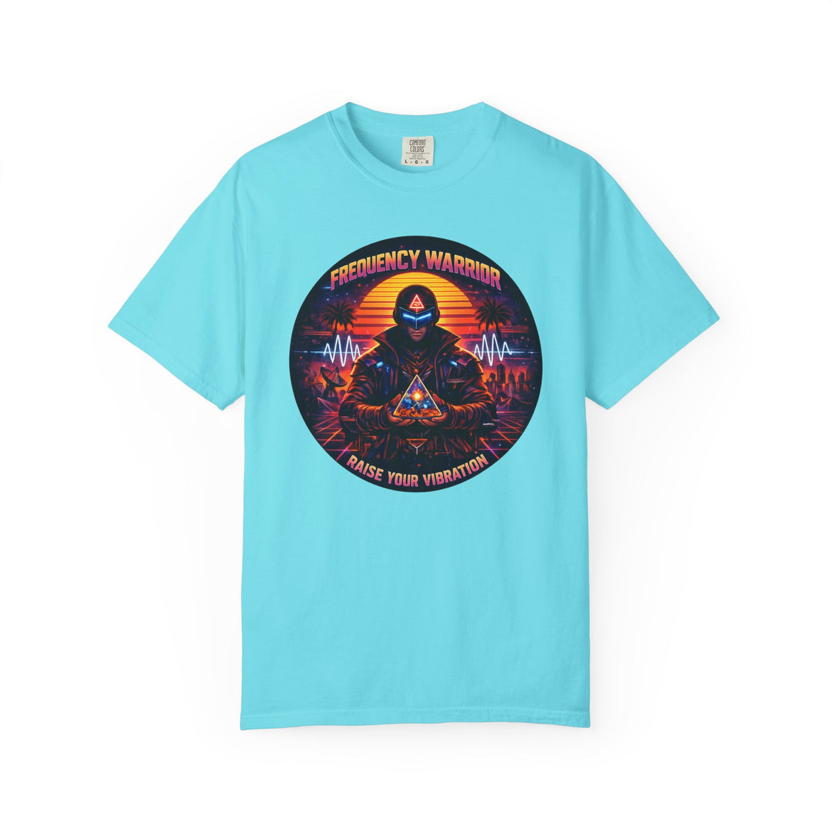 Frequency Warrior — Raise Your Vibration Graphic T-Shirt