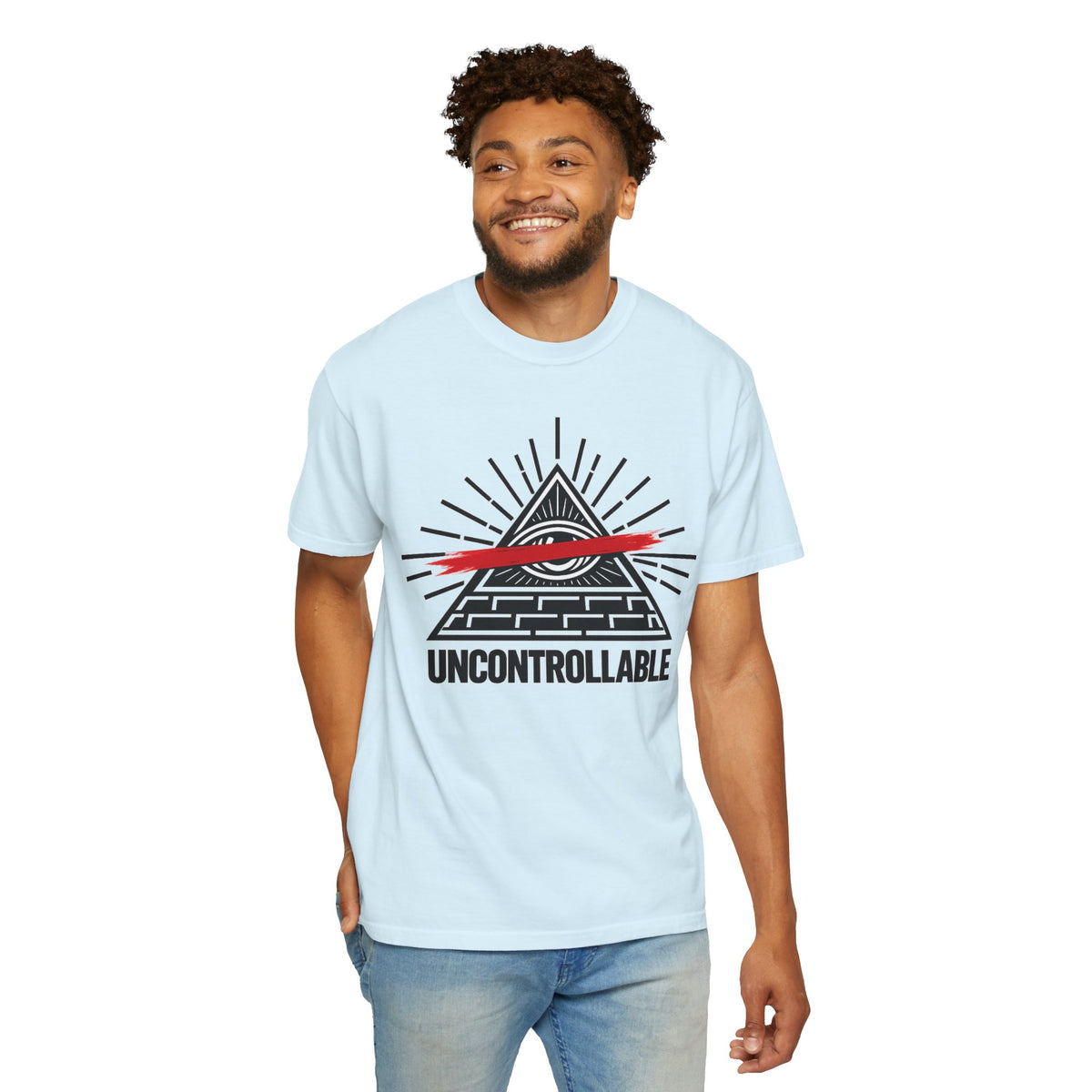 Uncontrollable Pyramid Graphic T-Shirt