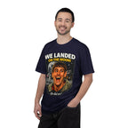 We Landed on the Moon! Or Did We?' Retro Comedy Space Graphic Tee
