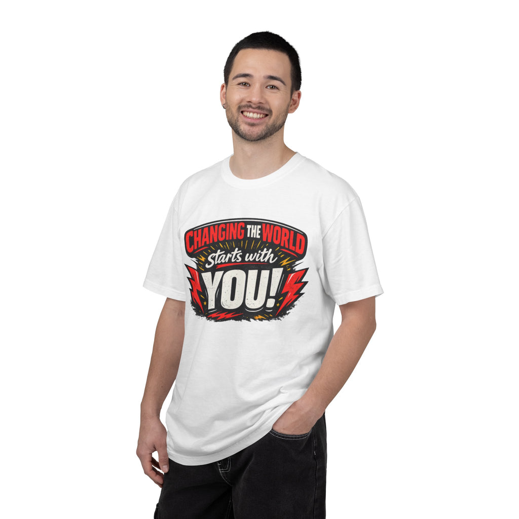 "Changing the World Starts with You" Motivational T-shirt