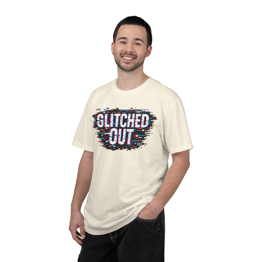 Glitched Out T-Shirt — Retro Glitch Graphic Tee