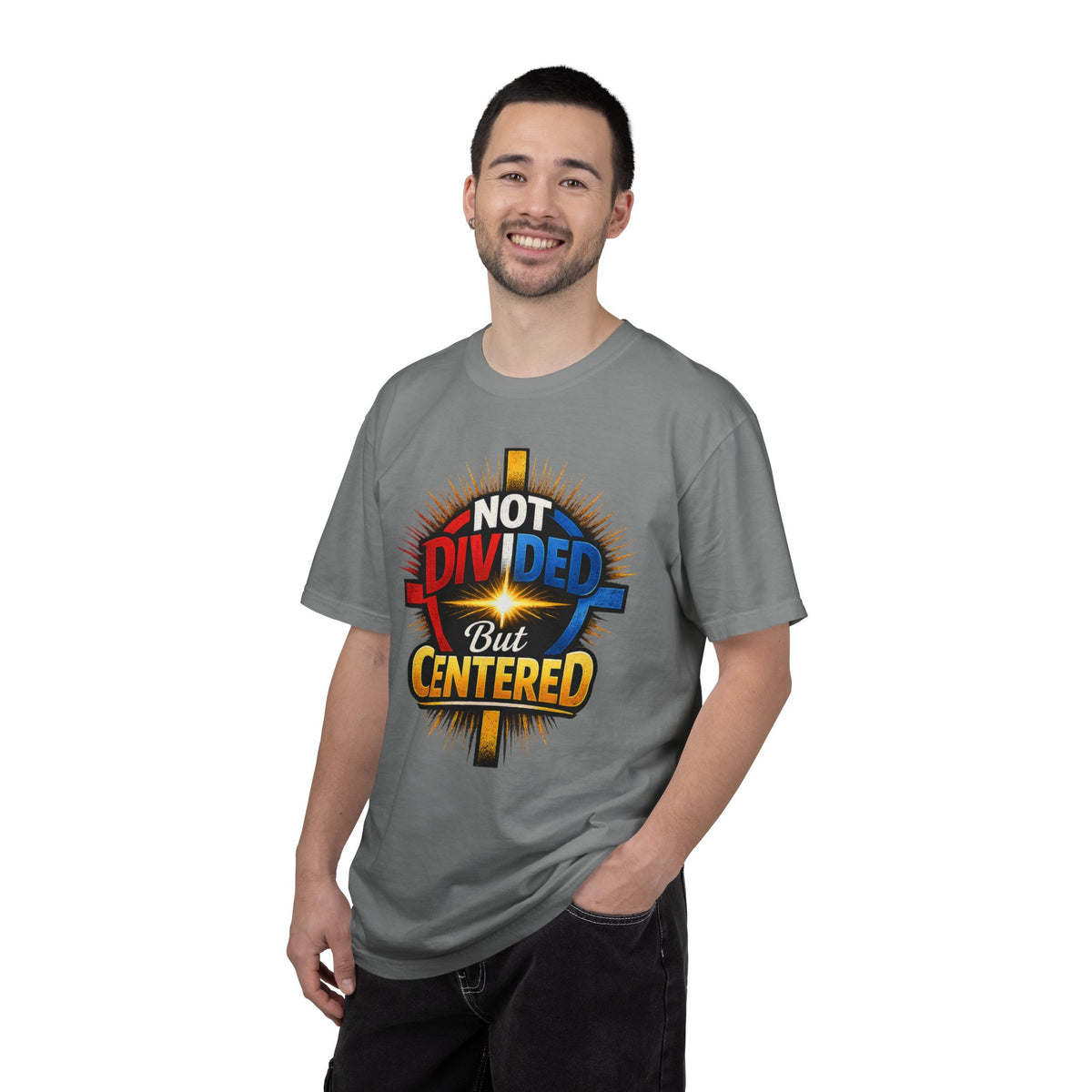 Centered Not Divided Graphic T-Shirt