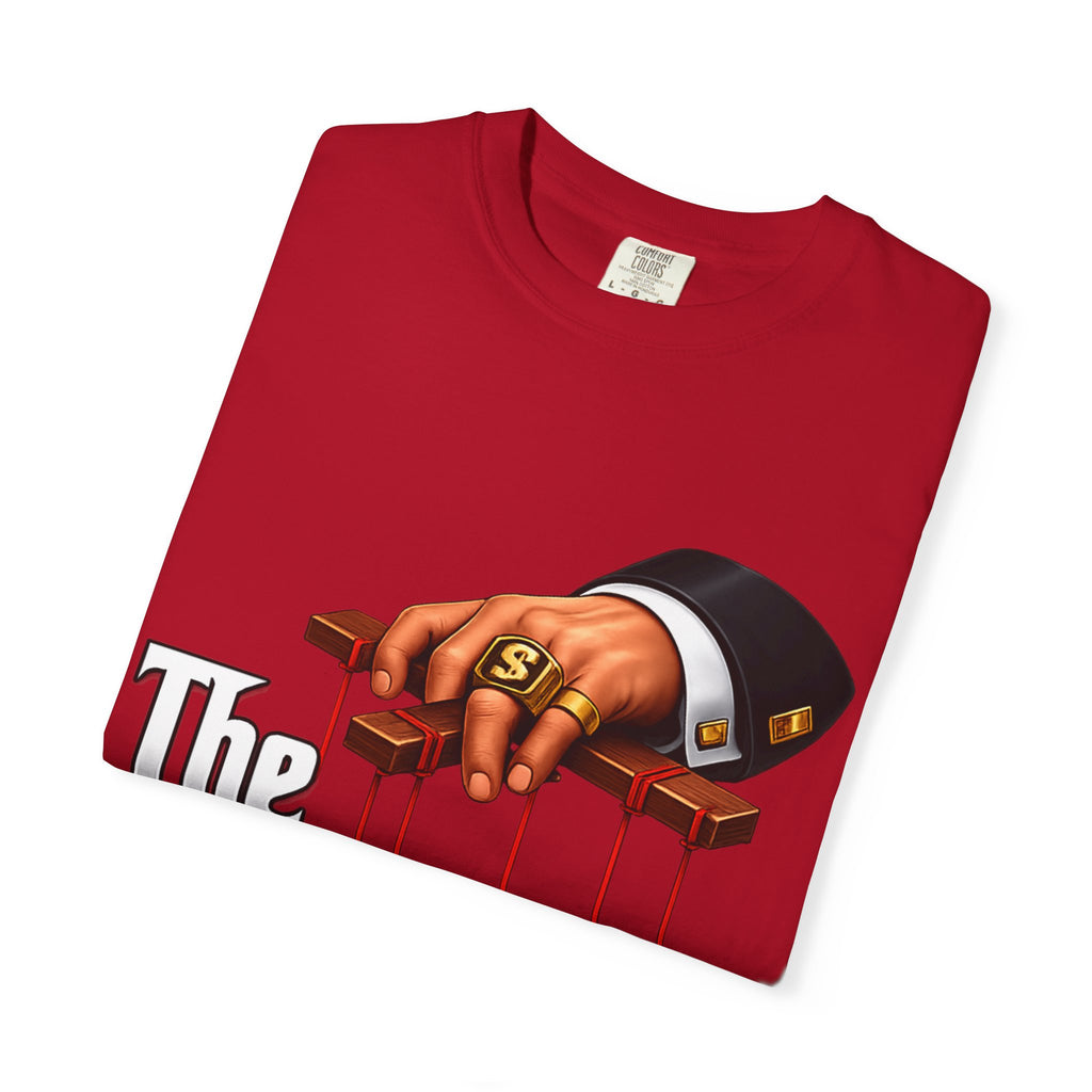 The Politicians T-Shirt — Puppet Master Hand & Money Political Satire Tee