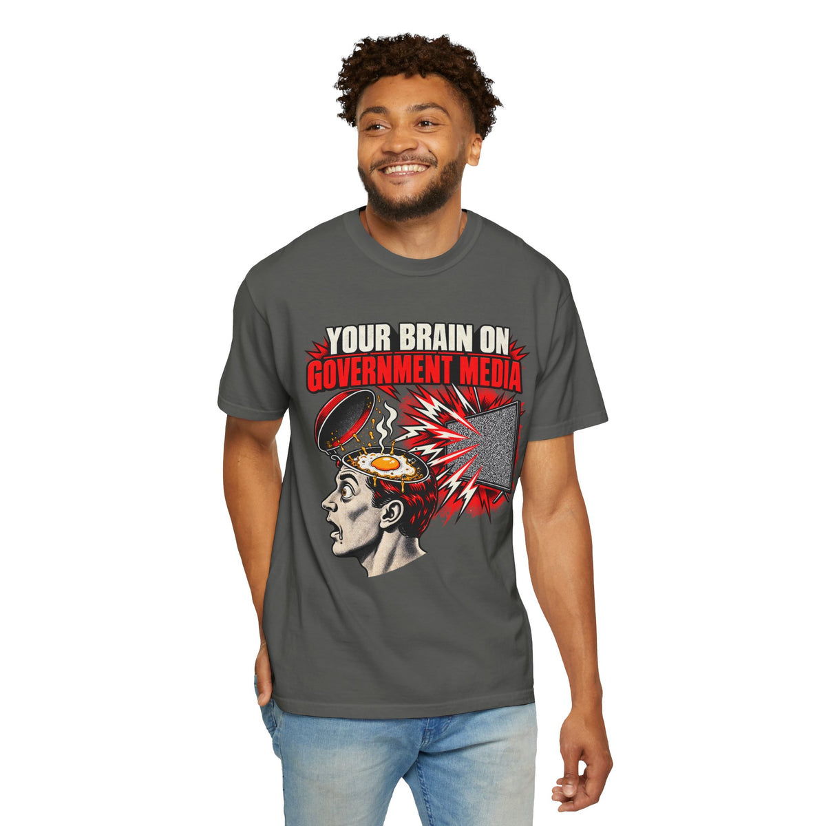 Your Brain on Government Media Graphic T-Shirt