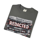 Redacted News Graphic T-Shirt — "REDACTED: You Can't Handle the Truth"