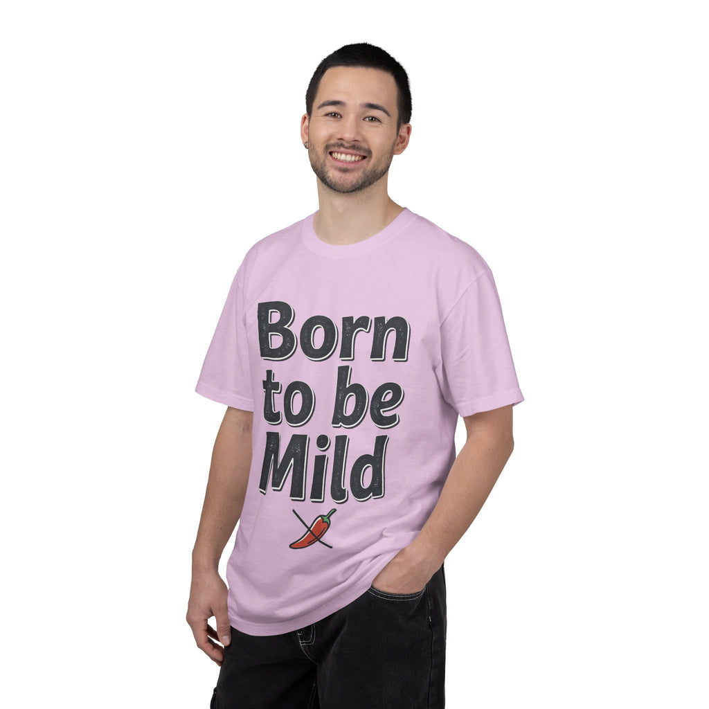 T-Shirt — "Born to be Mild" Funny Chili Pepper Graphic Tee